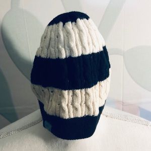 American Eagle striped beanie